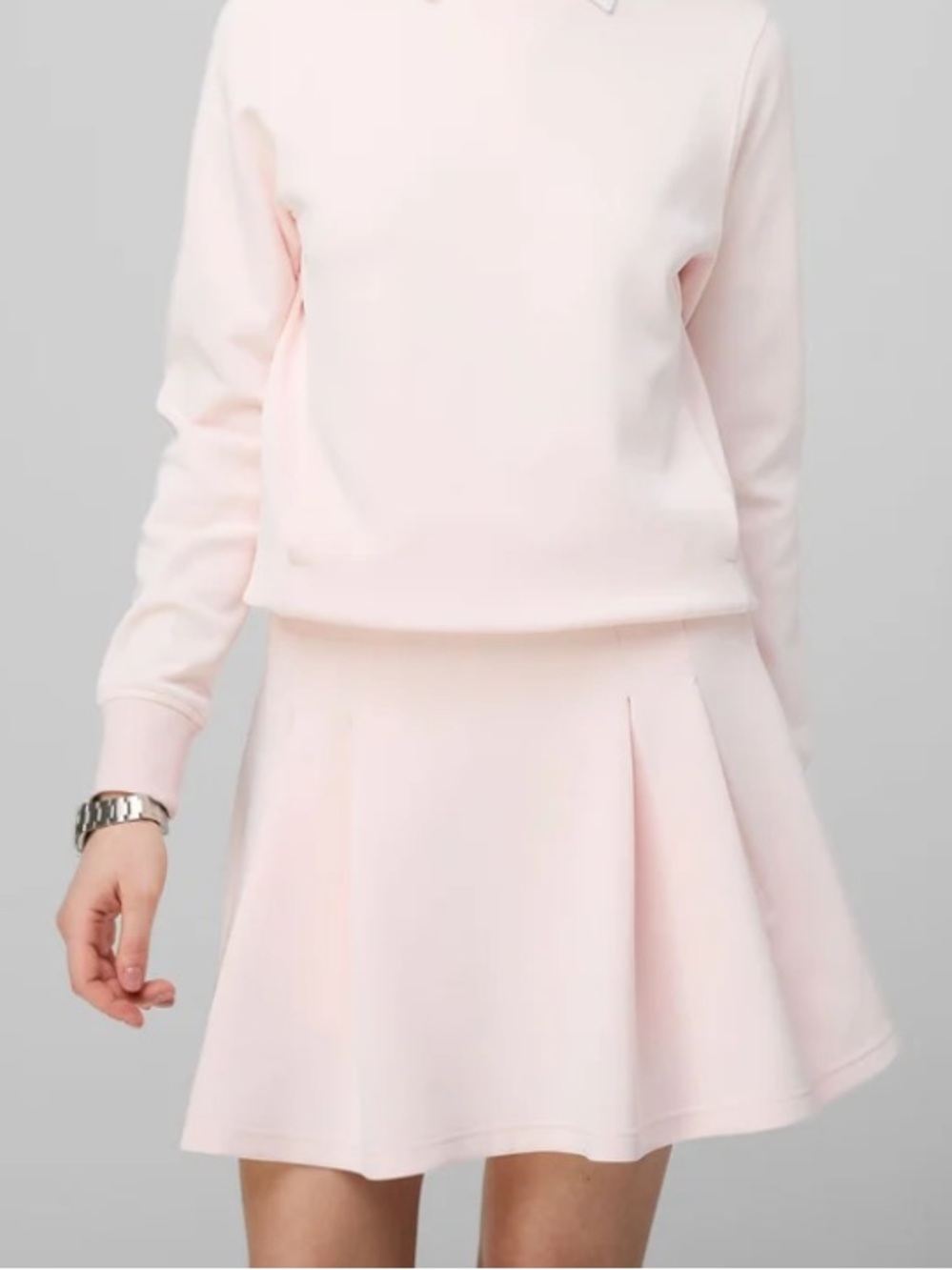TILLEY SPORT  Airloft Pleated Skirt with shorts- Barely Pink 2